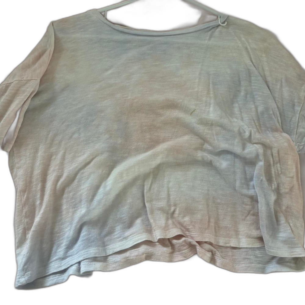 AMERICAN EAGLE Tye Dye Pink and Blue Lightweight Flowy Women's T-shirt